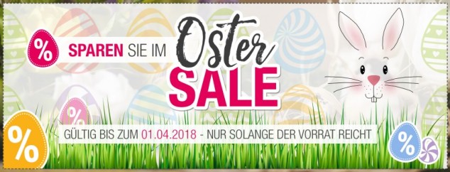 Ostersale bei VBS bis 1. April